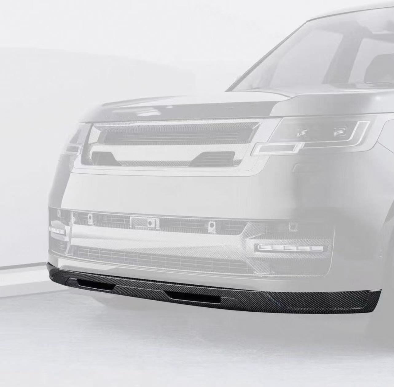 2022 Replace Land Rover Body Kit VS Style Universal Front Bumper Lip Spoiler Diffuser Side Skirt