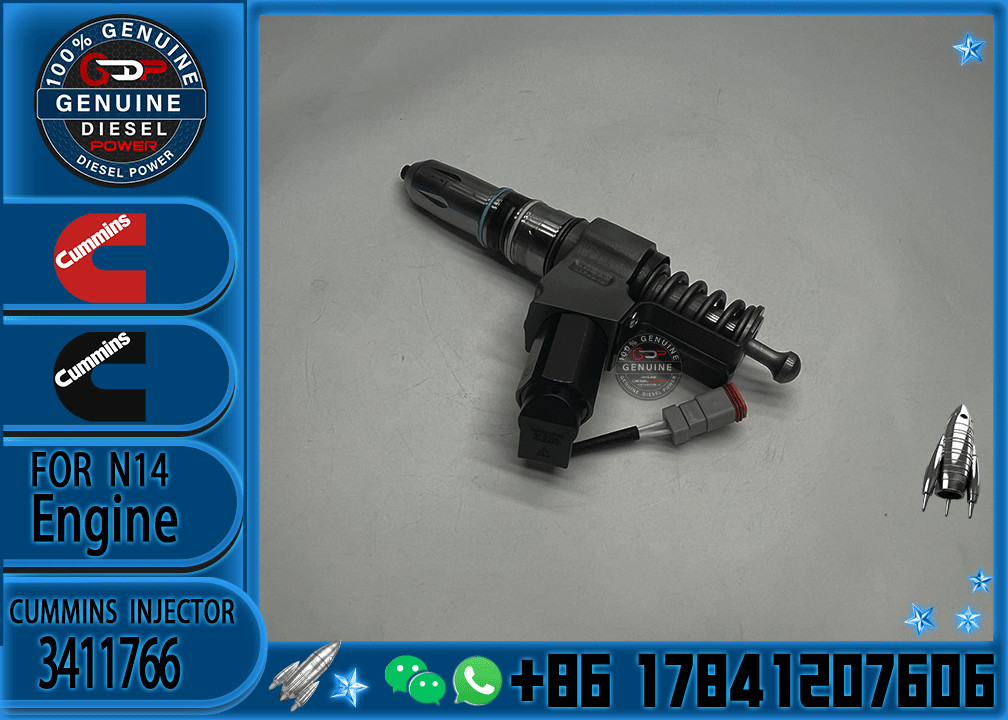 New High Quality Diesel N14 Common Rail Fuel Injector 3411766 3652541 3411767 3652542 for cummins N14