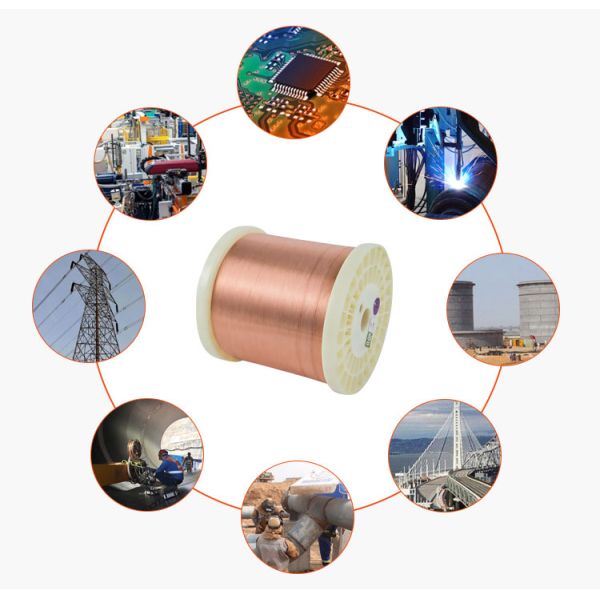High Purity 99.9% Red Copper Wire for Customized Sizes and Bright Surface