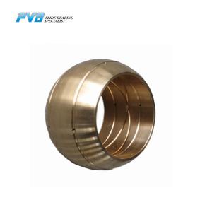 Quality Spherical Solid Bronze Bearing Brass Oil Lubricated Bronze Bearings for sale