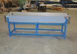 Plastic Recycling System Stainless Steel Water Trough , Length 5m Durable