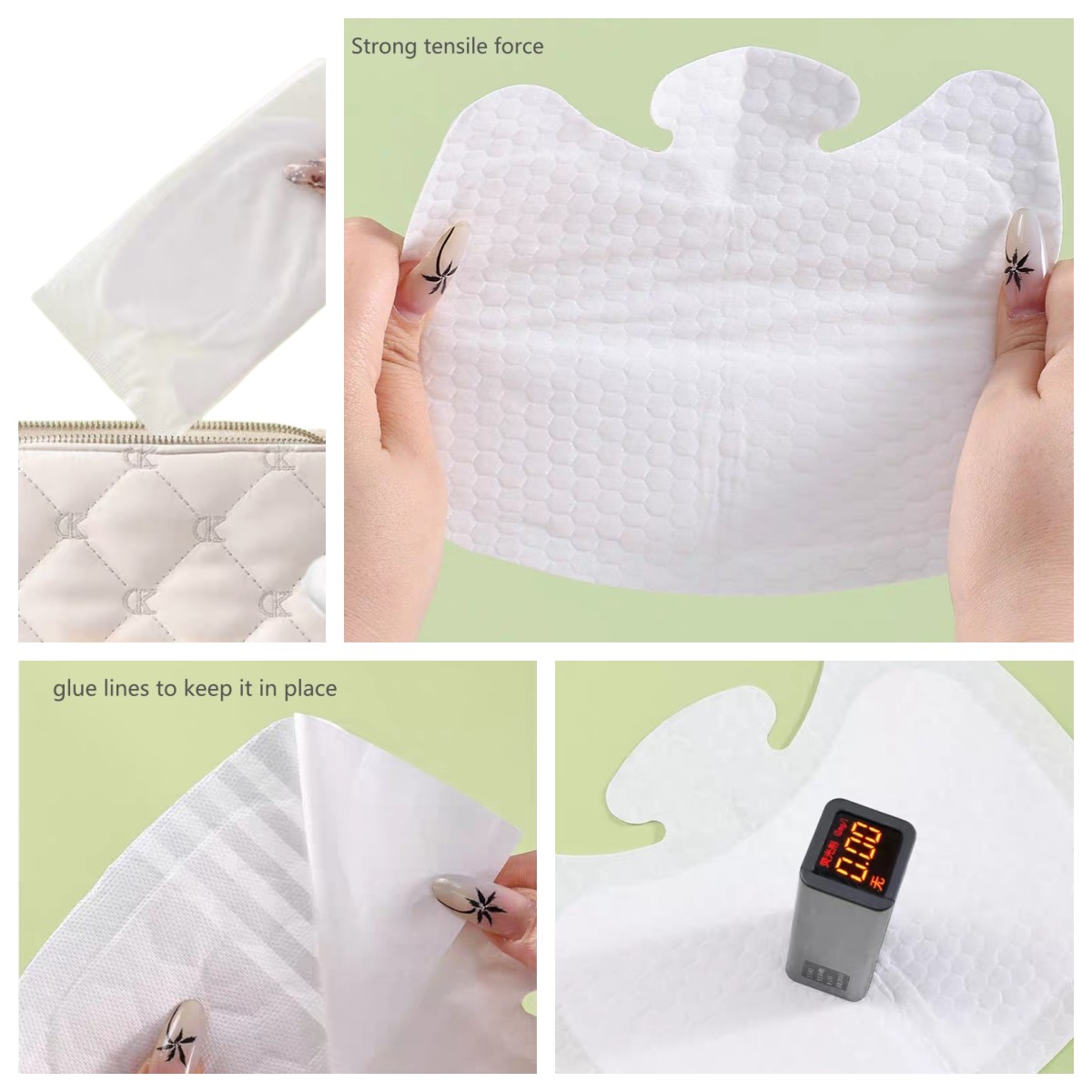 Waterproof Soft Disposable Dribble Bibs Highly Absorbent Leakproof Baby Drooling Bibs