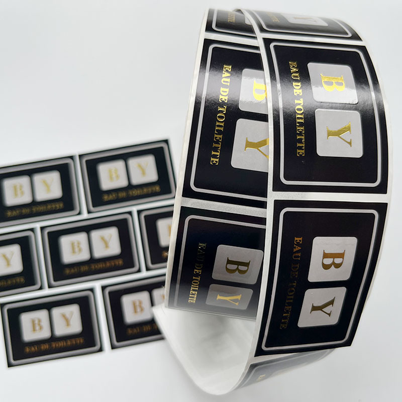 Printing Adhesive Tamper Seal Stickers , Brand Custom Logo Sticker Roll