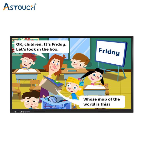 Smart Interactive Flat Whiteboard Panel 75'' Android 11 LCD