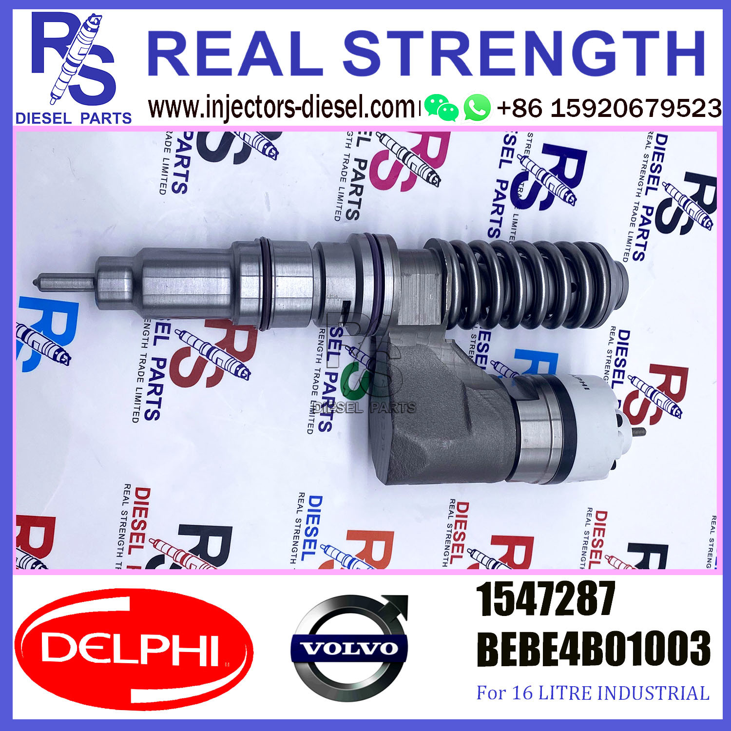 1547287 V-O-L-V Diesel Injector DELPHI BEBE4B01003 A0 Diesel Pump Injector