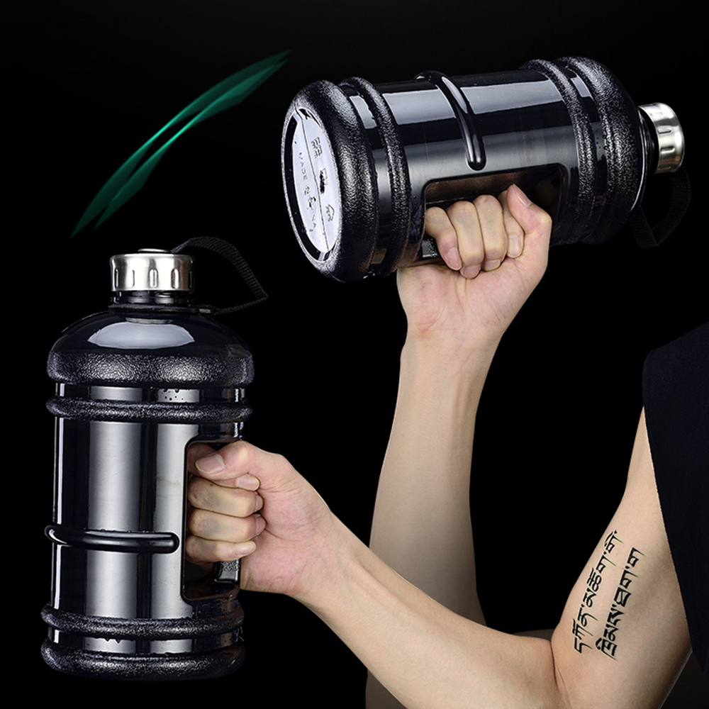 Wholesale Custom 78oz 2.2L Transparent Plastic Gym Gallon Water Bottle With PETG Tritan Free in Bright Color