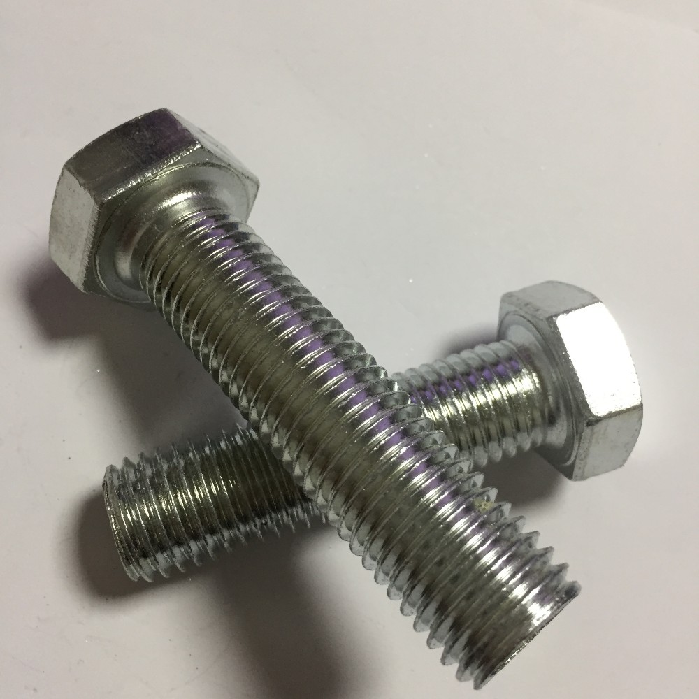 Hebei Fastener DIN Standard UNC UNF Hex Bolt 1/2 3/8 1/4 5/16 Grade 4.8/8.8/10.9 ASTM/BSW