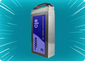 Quality 22.2V 40000mAh Drone Battery 60A Discharge 300 Cycles for sale
