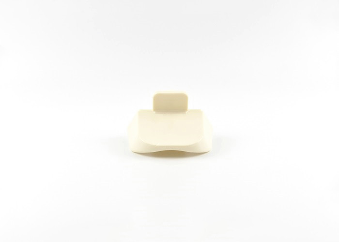 Competition ABS Horse Jump Cups , White Color Horse Keyhole Jump Cups