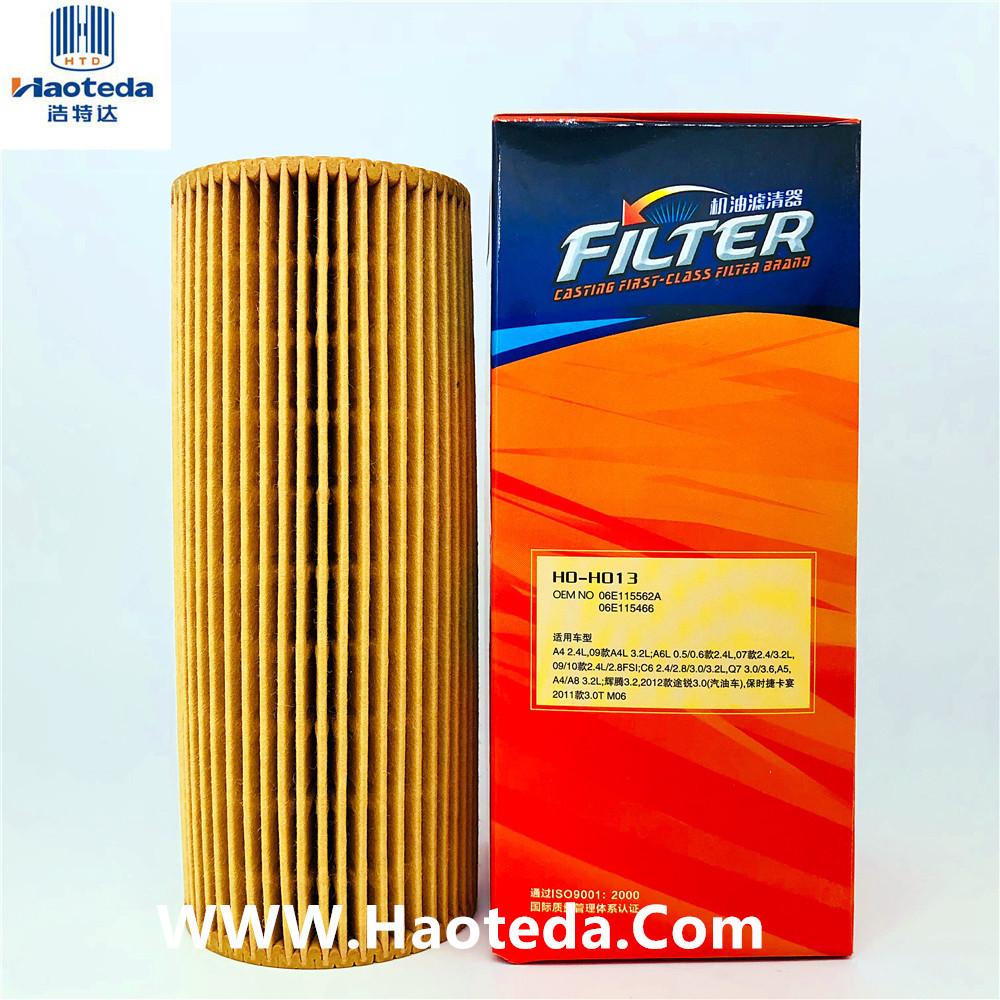 06E115562A 06E115466 Cartridge Oil Filter For Audi / Volkswagen Series / Porsche Cayenne