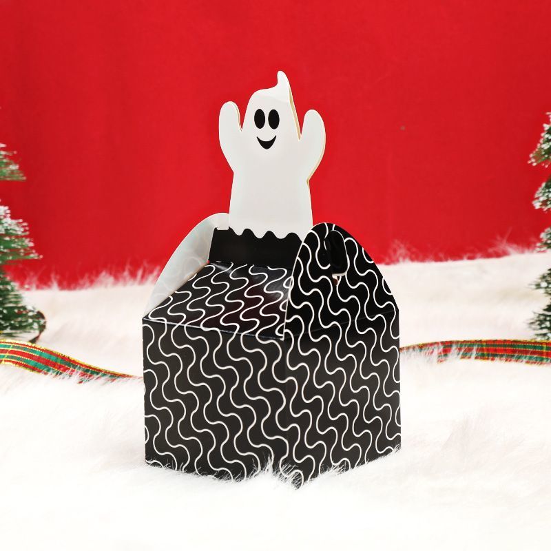 Halloween Personality Printing Candy White Card Paper Box Gift Packaging Box
