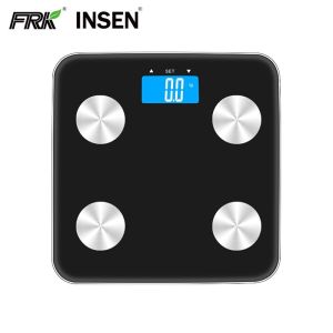 Quality Anti - Slip Glass Platform Electronic Body Fat Analyser Scale for sale