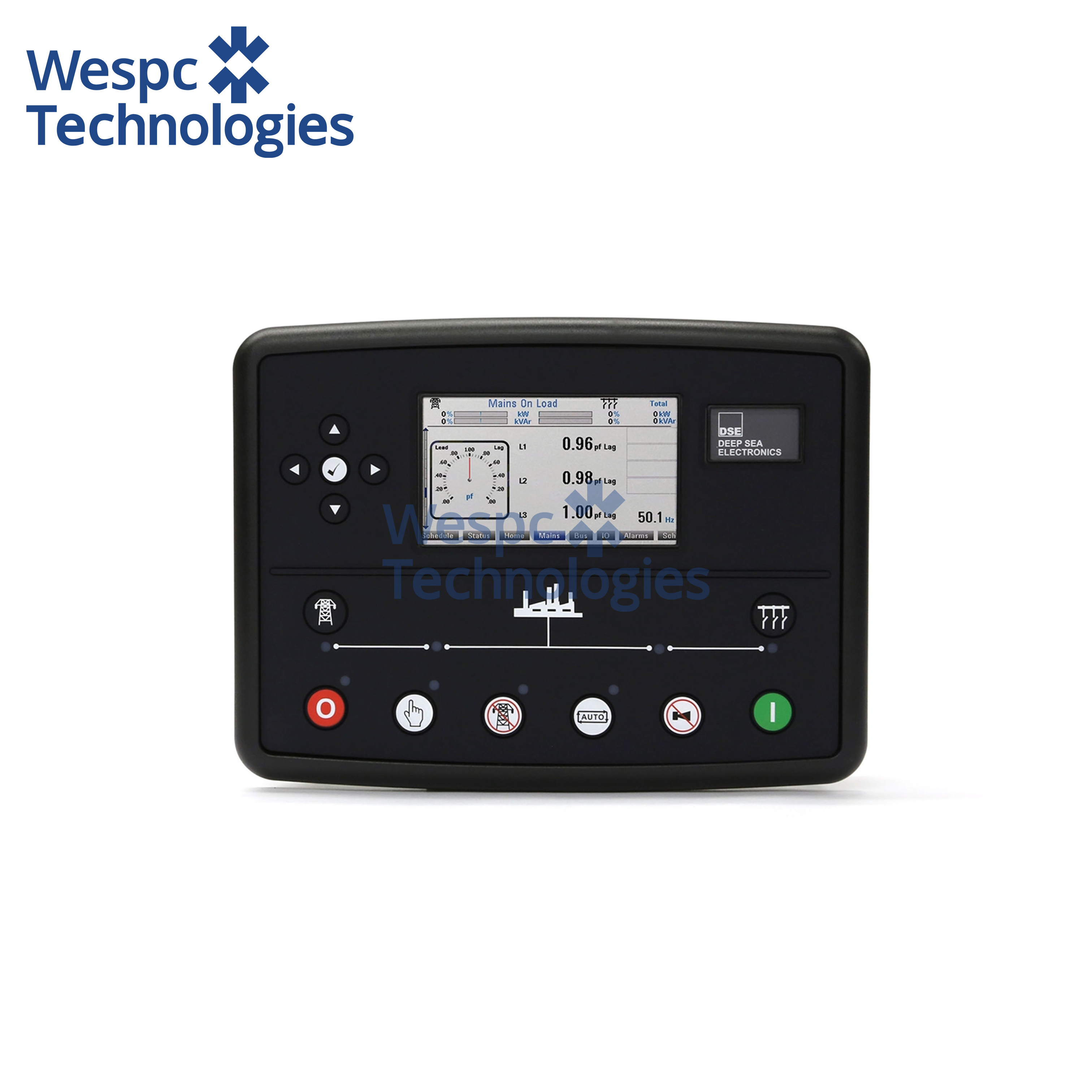 WESPC DSE8860 Auto Transfer Switch & Mains Graphical Colour Display Control Module