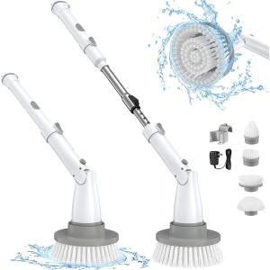 Quality Battery Powered Electric Spin Scrubber Cleaning Brush 2500mAh for sale