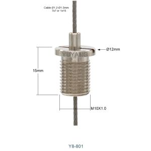 Customized Lighting Fixtures Cable Suspension Kit Lights Adjustable Cable