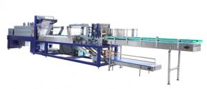 China Automatic Beverage PE Shrink Film Wrapping Machine For Glass Bottle Water Line on sale