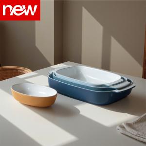 Quality Non Stick Coating Glass Baking Dish For Oven for sale
