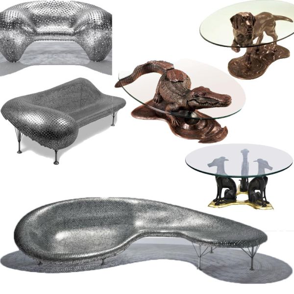 Wave Folding Outdoor Metal Art Sculpture , Pool Installation Stainless Steel Metal Sculpture