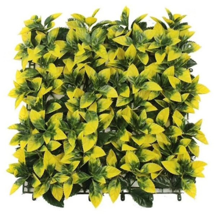 Polyethylene Artificial Grass Wall Panels Outdoor Natural Look for aesthetic decorations