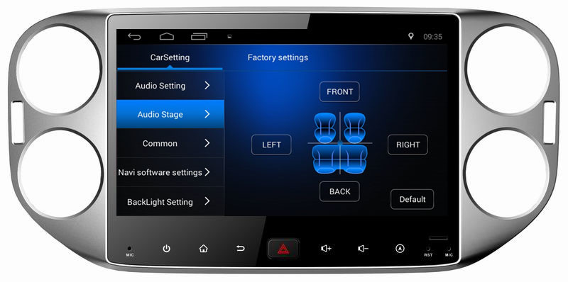 Ouchuangbo car radio bluetooth stereo android 8.1 for Volkswagen Tiguan 2015 with USB SWC 4 Core CPU 1080P Video