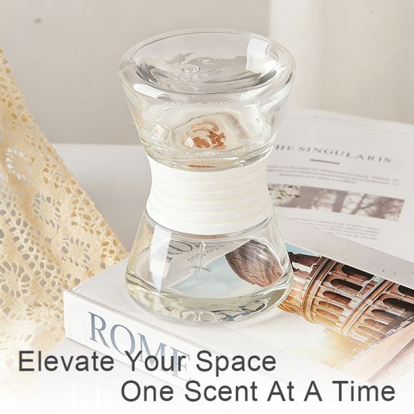 Hourglass Design Glass Home Aroma Diffuser White Office Fragrance Diffuser