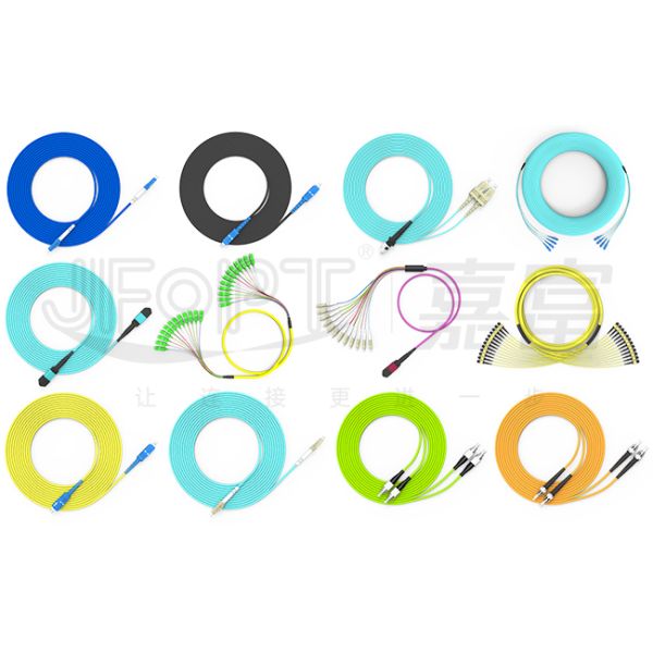 0.3m Multimode OM3 MPO Breakout Cable MPO / PC - SC / APC Low Loss 0.9mm Branch Patch Cord