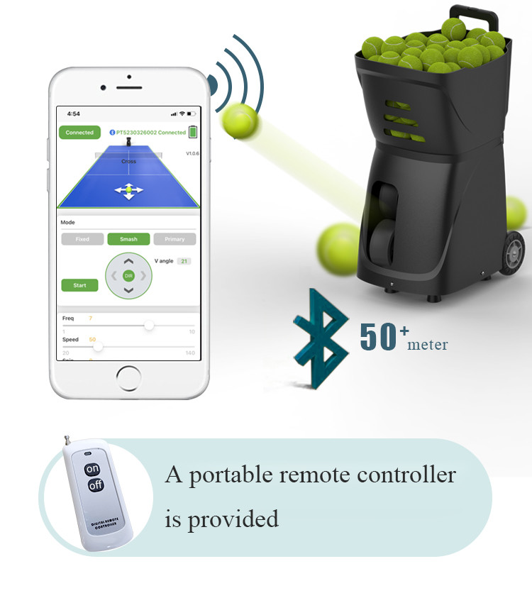 Tennis ball machine APP Control Padel PT-Smart Pri P