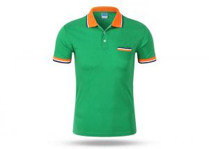 Quality Short Sleeve Jersey Polo Shirts For Men Customized Logo Pocket Mesh Apparel for sale