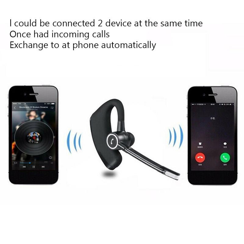 Business BT4.1 True Wireless Earbuds HD Hands Free Noise Reduction Earhook