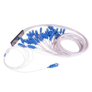 Mini Module Fiber Optic PLC Splitter Blockless SC/UPC Singlemode 900μM 1x16