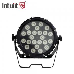 Quality IP65 Waterproof Led Flat Par Light 24*3W Rgbw Stage LED DMX Par Light for sale