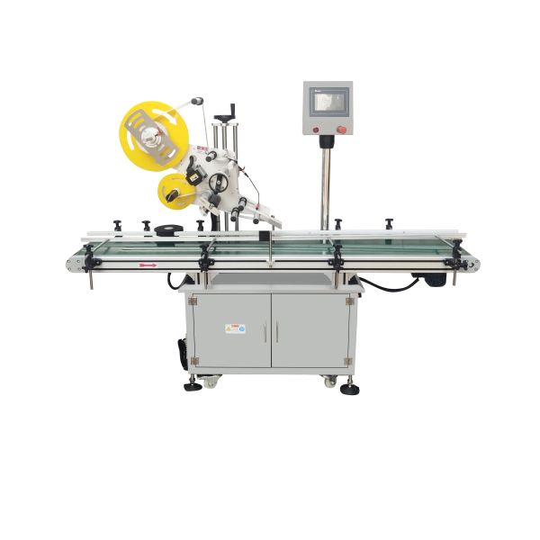 Automatic Essential Oil Plastic Bottle Label Sticker Tabletop Double Side Round Bottle Labeling Machine With Date Coder