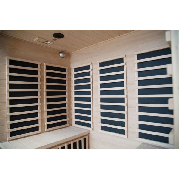 Hemlock Computer Controlled Sauna Computer Control Panel Classic 3 Person Detox Humidity Mode Family Top Selling Infrared Far