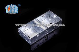 Quality BS4662 GI Switch One Gang / Two Gang Electrical Boxes And Covers, GI Conduit Boxes for sale