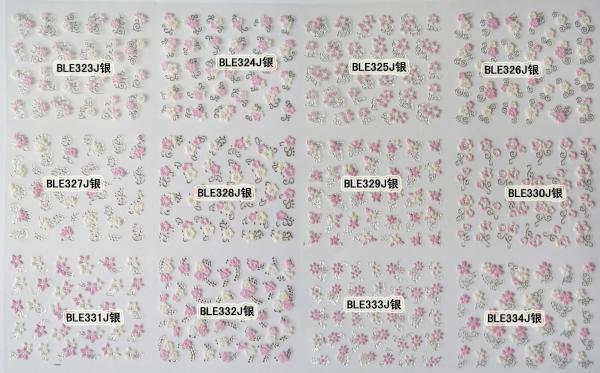 Buy Fingernail Stickers Nail Art Nail Stickers Self-Adhesive Nail Stickers 3D Nail Decals-BLEJ at wholesale prices
