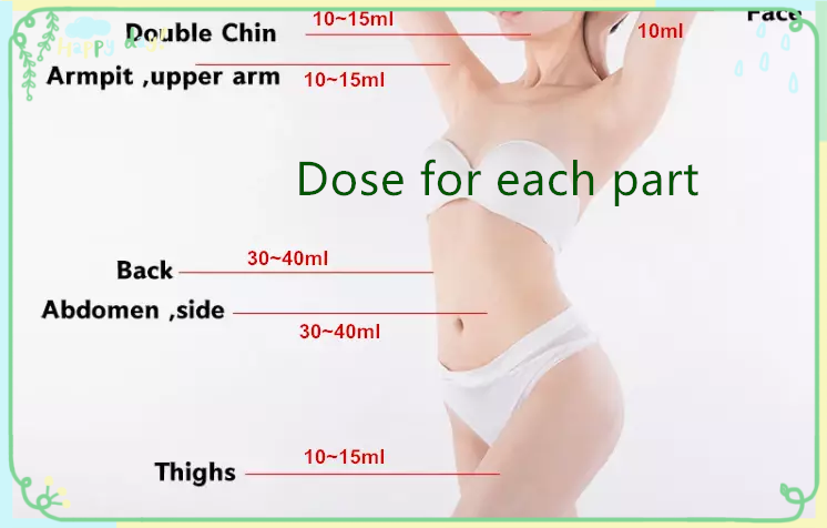 Red Lipolytic Solution 5x10ml Fat Reducing Injections