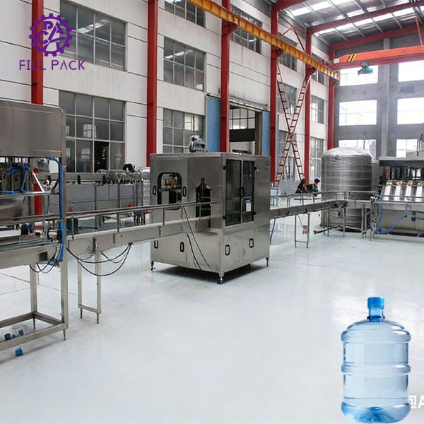 1200bph 5 Gallon Mineral Water Bottling Machine For Water Production Line