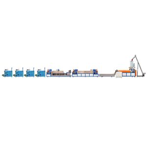 Quality ISO9001 PP Strap Extrusion Machine , Plastic Strap Making Machine for sale
