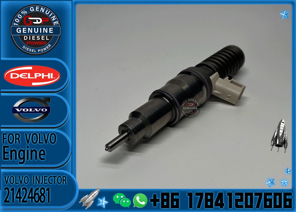 MD13 US07 Engine Diesel Injector 21424681 Unit Pump Injector Electronic Unit BEBE4G08001 For VOL-VO TRUCK