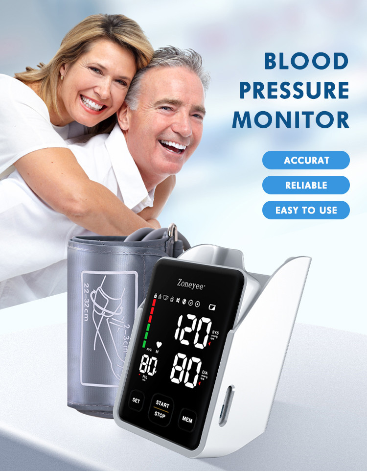 Portable Blood Pressure Apparatus Machine Digital BP Blood Pressure Monitor Upper Arm For Household Medical Devices