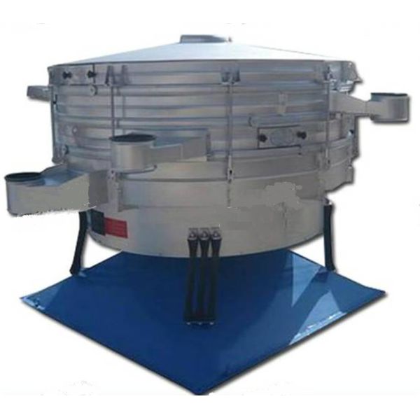 High Frequency Round Multi Deck Rotary SS316 vibrating sieve for fruit juice filtration vibrating separator machine