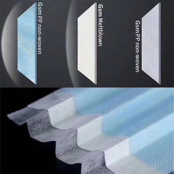 common 3 ply disposable Civil non-woven products for Face protection