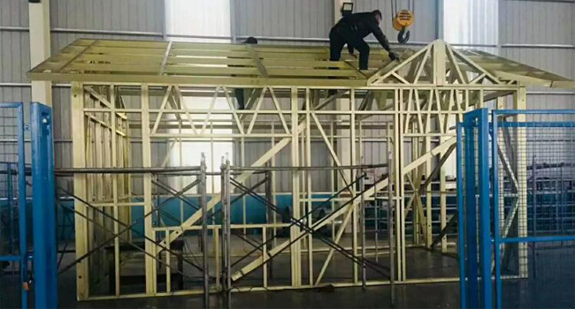 Light Steel Prefab House Popular Insulated Sandwich Panel For Residential Vacation