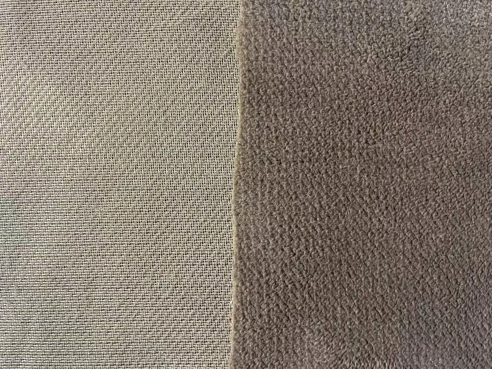 Soft Hand Feeling Knitted Weft Polyester Fleece Fabric for Garments/Toys 100% Polyester