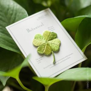 Quality Eco-Artisan Clover Iron-OnEmbroidery Patches Wisdom &amp; Natural Harmony for sale