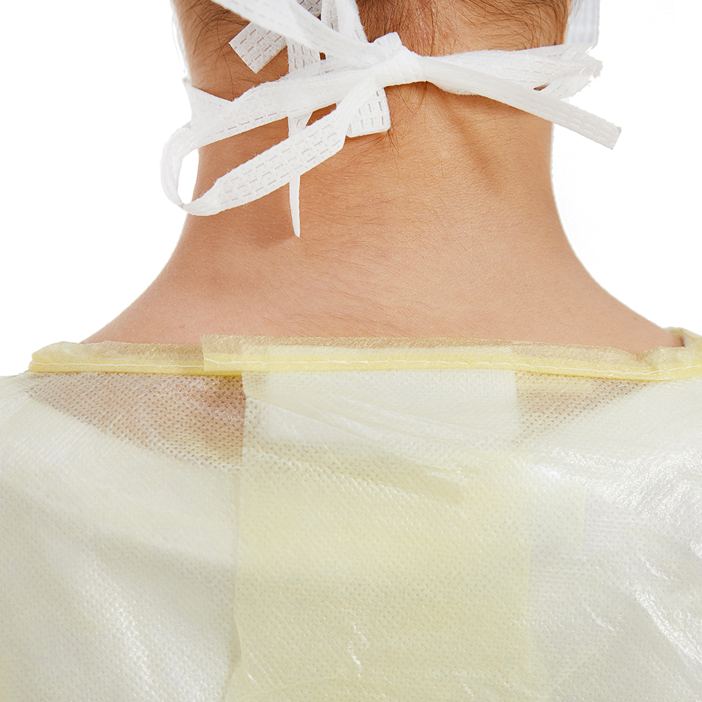 Pp Pe Disposable Isolation Gown 510K M size 115x137cm