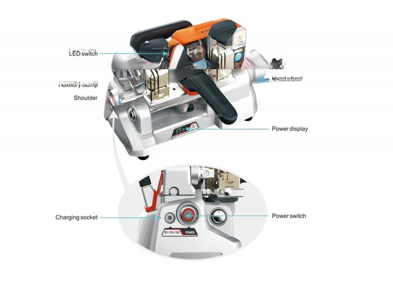 Motor DC Brushless Motor Key Cutting Machine for Car Key Repair Xhorse XC-009 XC009