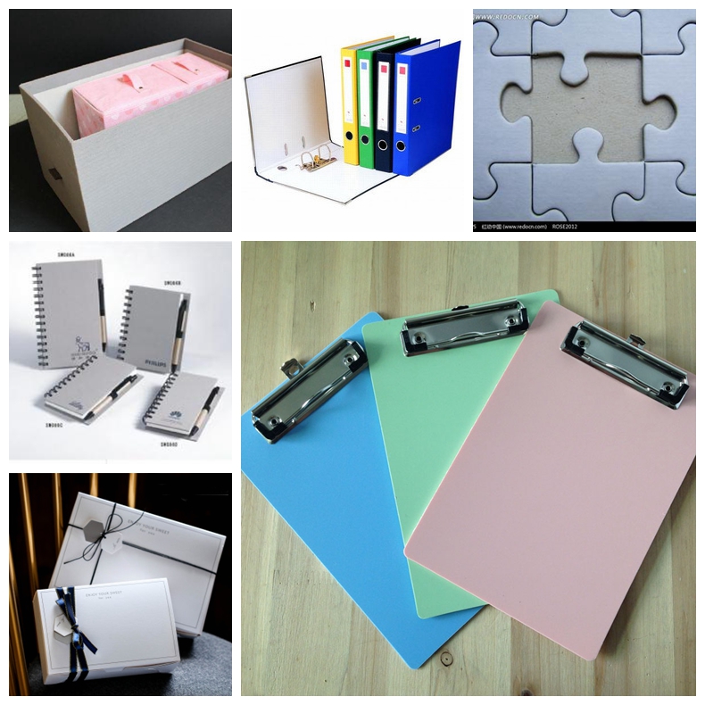 1.8mm Stationary Paper Light Grey Board 100% waterpaper Recycled