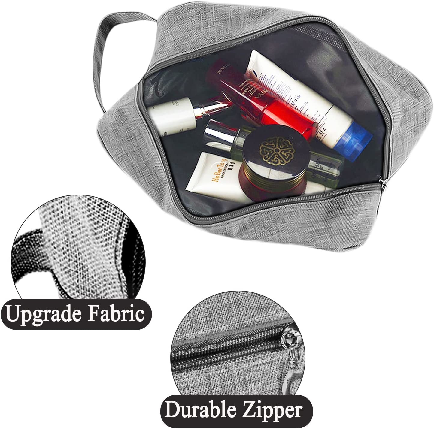 Shockproof protective &Storgae Hanging Toiletry Bag for Women, Water-resistant, Make up Brush bag