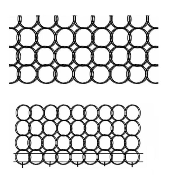 KN Manufacturer Tank Barrier Wire Mesh Tank Track Wrapping Battlefield Defense Works Wire Winding Net